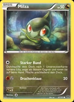 Milza card in German