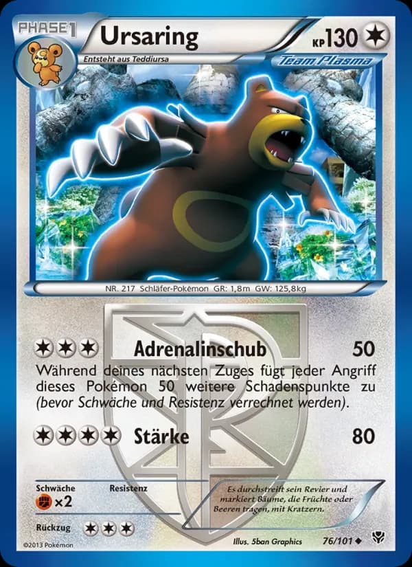 Ursaring card in German