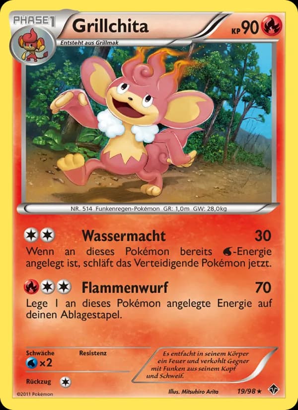 Grillchita card in German