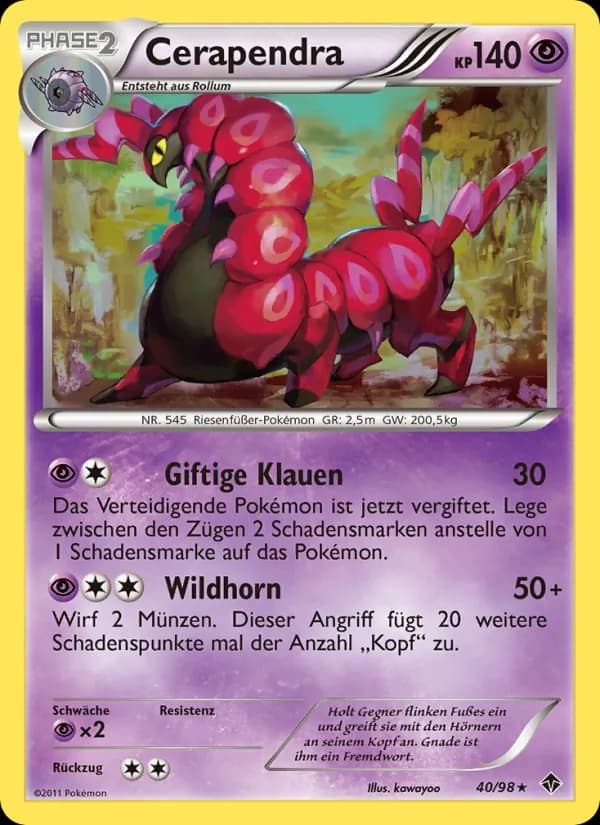 Cerapendra card in German