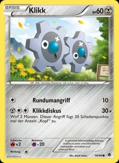 Klikk card in German