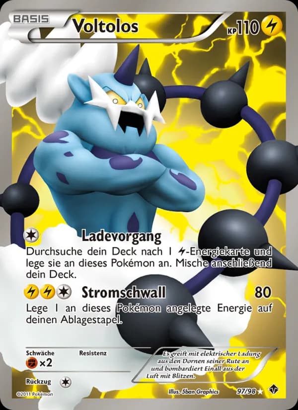 Voltolos card in German