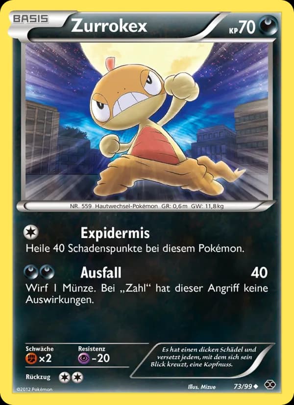 Zurrokex card in German
