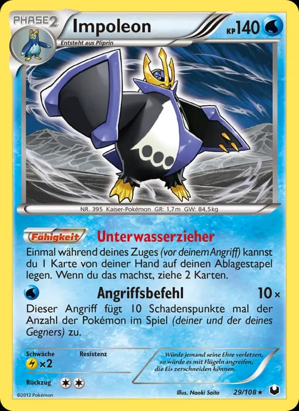 Impoleon card in German