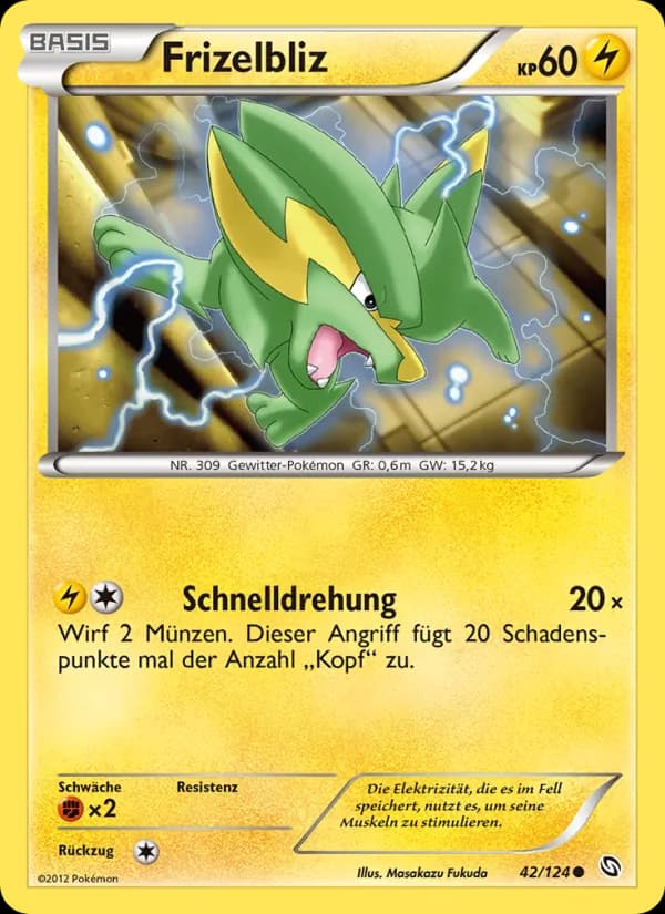 Frizelbliz card in German