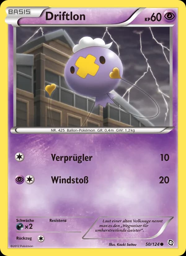 Driftlon card in German