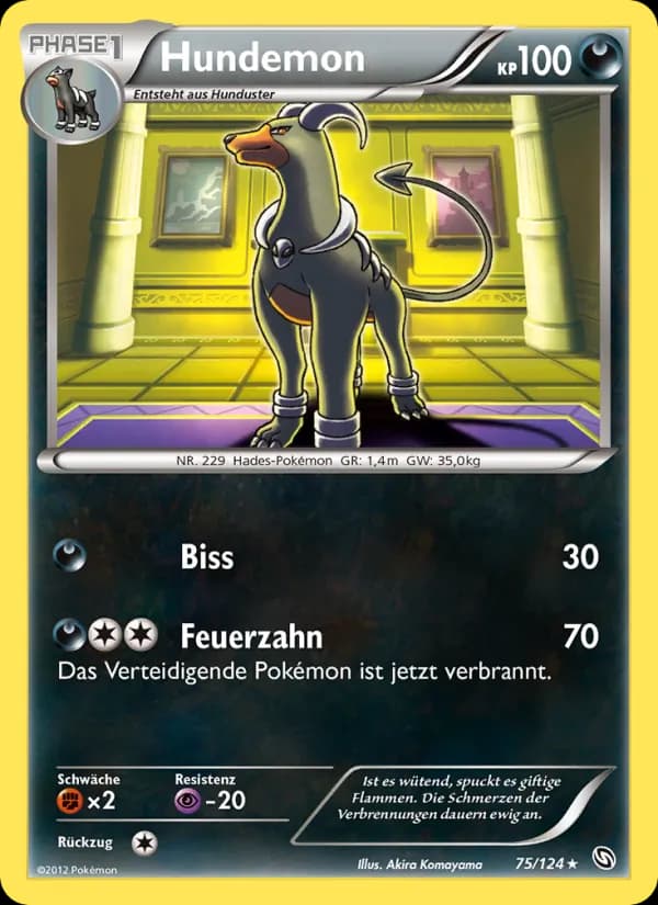 Hundemon card in German