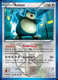 Relaxo card in German