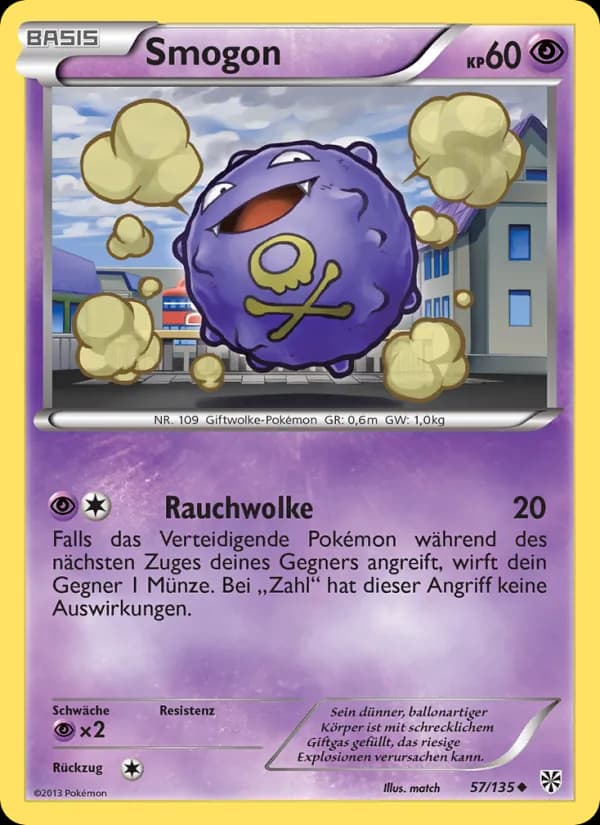 Smogon card in German