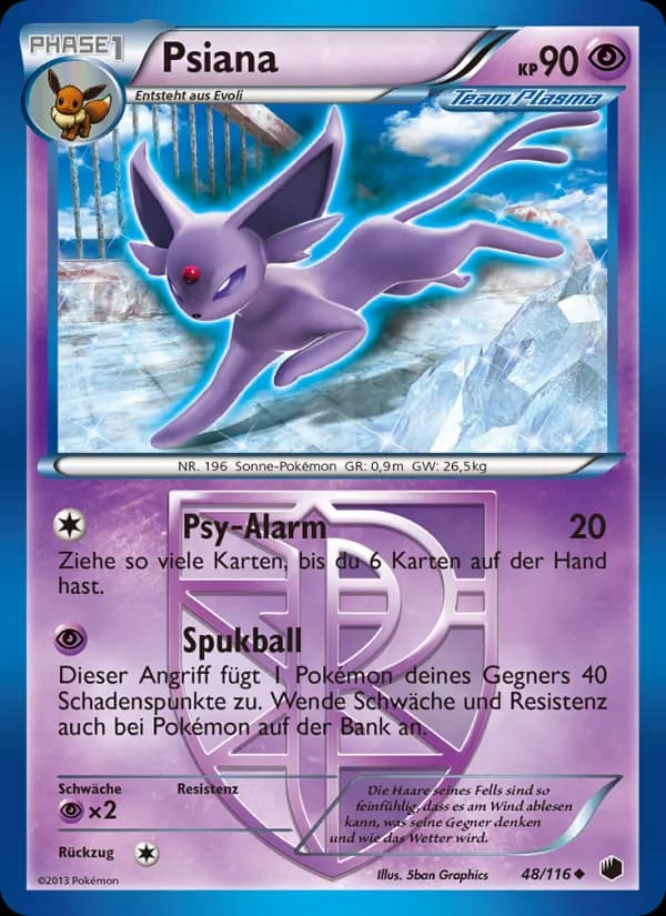 Psiana card in German