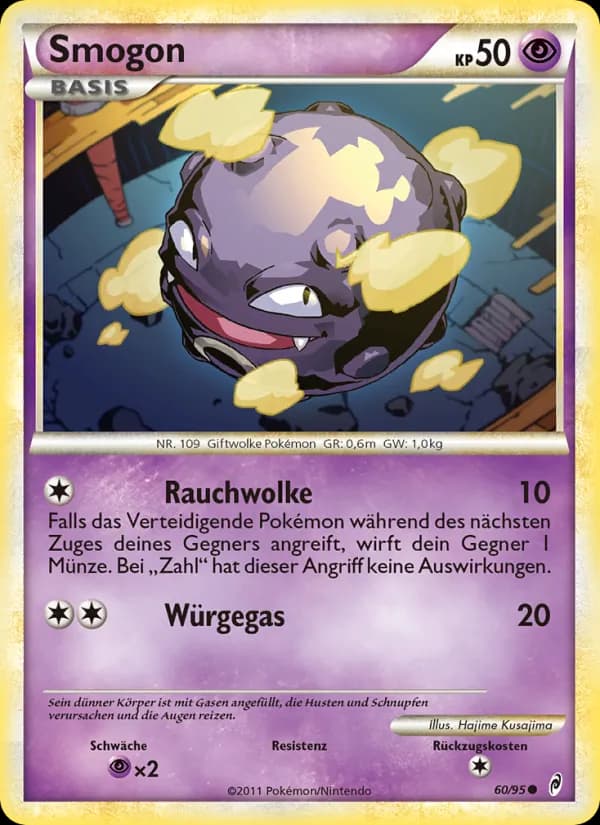 Smogon card in German