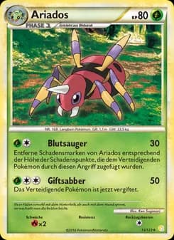 Ariados card in German