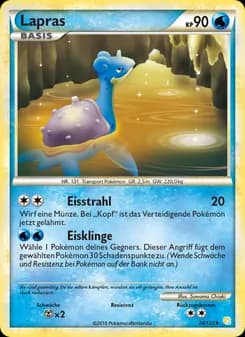 Lapras card in German