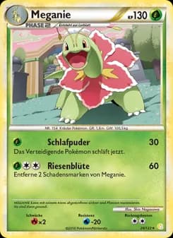 Meganie card in German