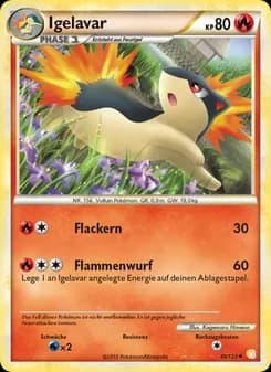 Igelavar card in German