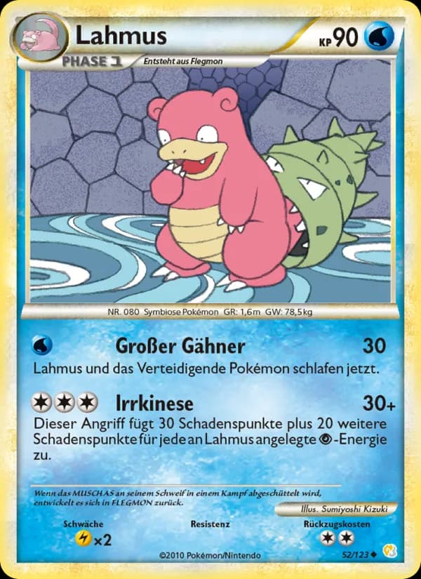 Lahmus card in German