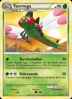 Yanmega card in German