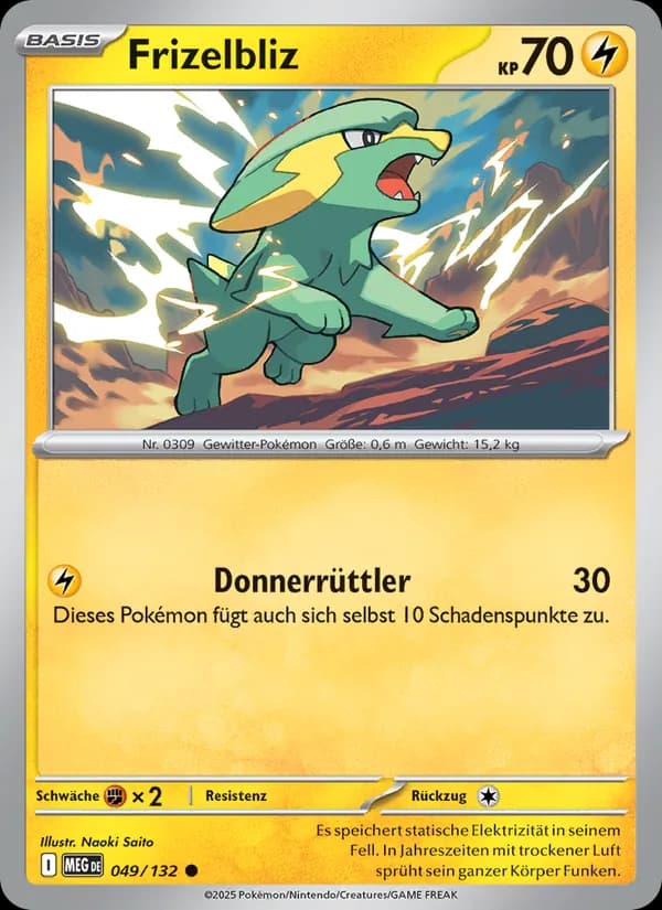 Frizelbliz card in German