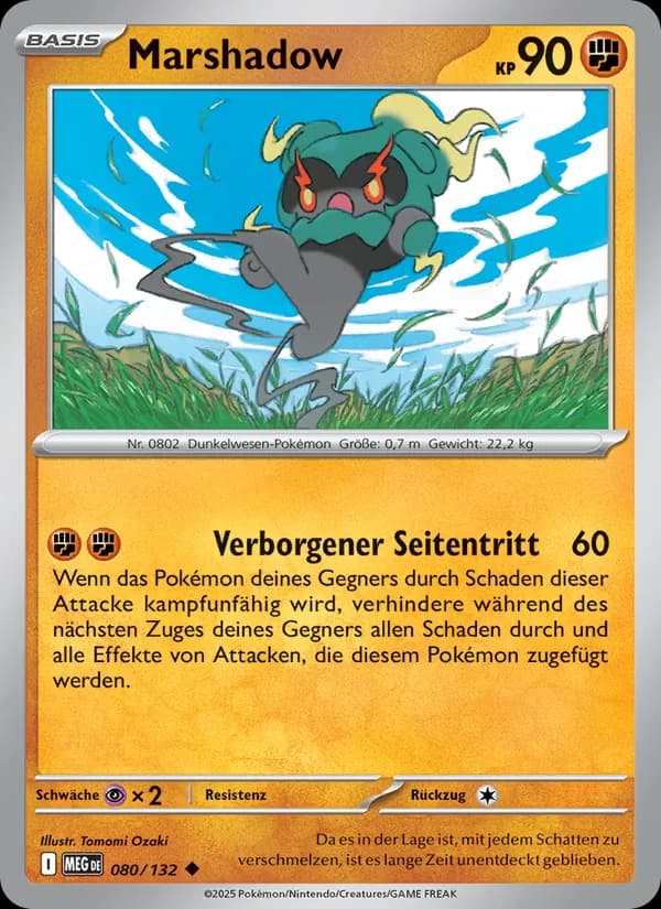 Marshadow card in German