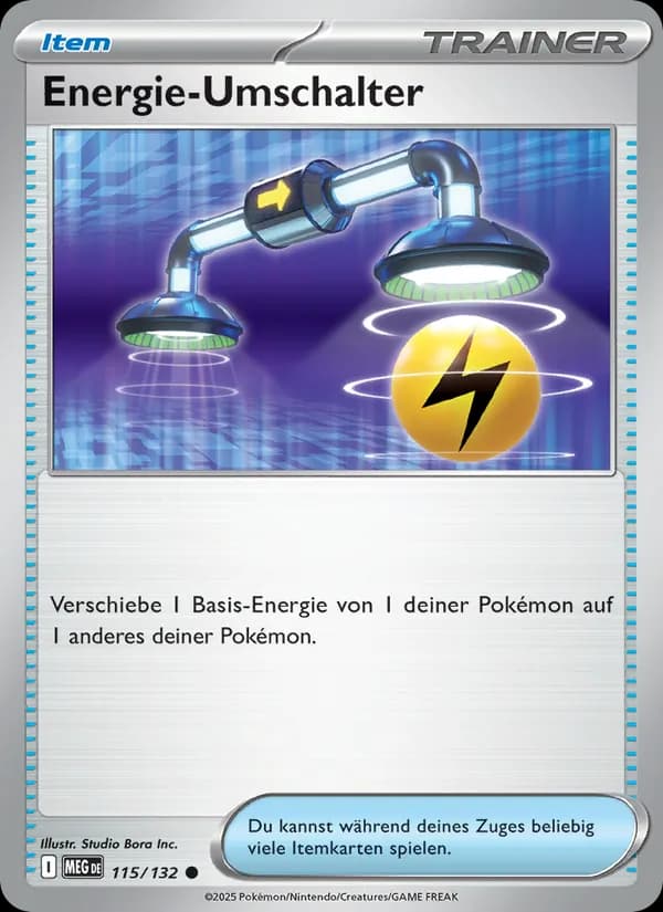 Energie-Umschalter card in German