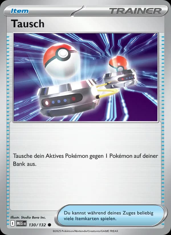 Tausch card in German
