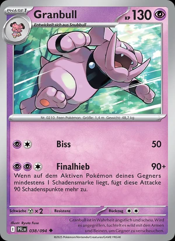 Granbull card in German