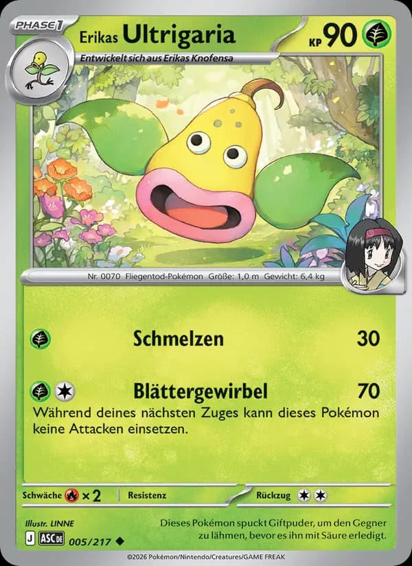 Erikas Ultrigaria card in German