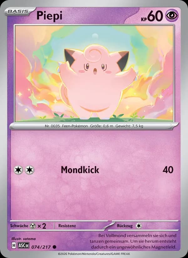 Piepi card in German