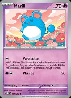 Marill card in German