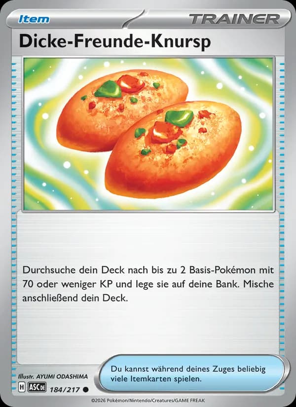 Dicke-Freunde-Knursp card in German
