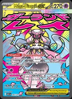 Mega-Diancie-ex card in German