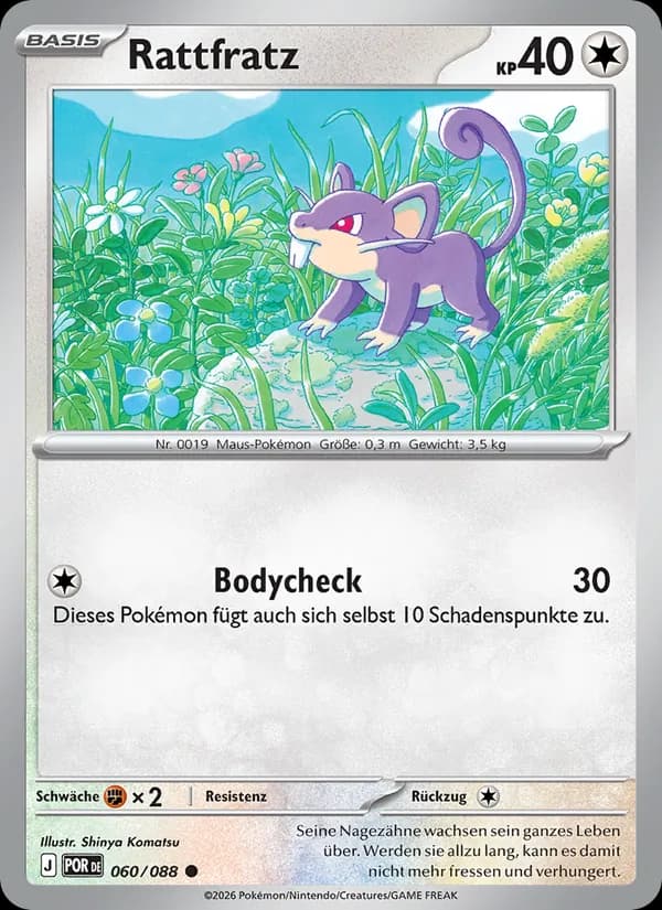 Rattfratz card in German