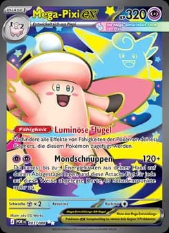 Mega-Pixi-ex card in German
