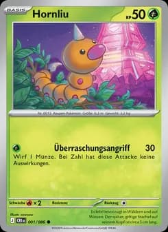 Hornliu card in German