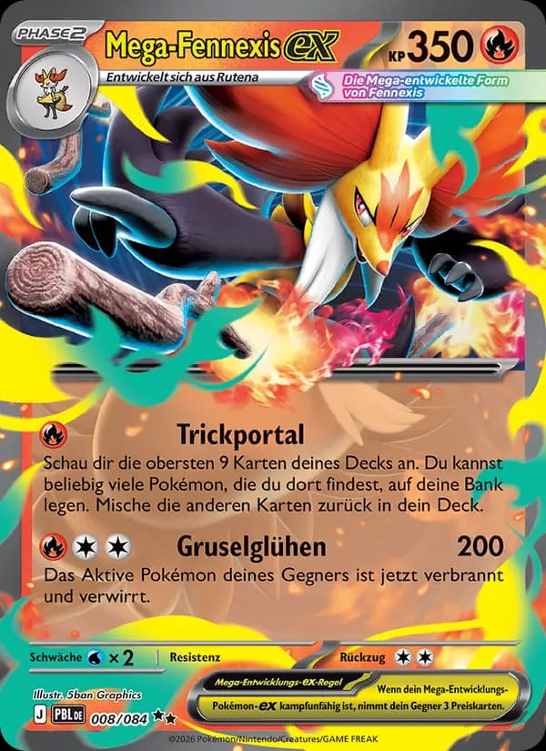 Mega-Fennexis-ex card in German