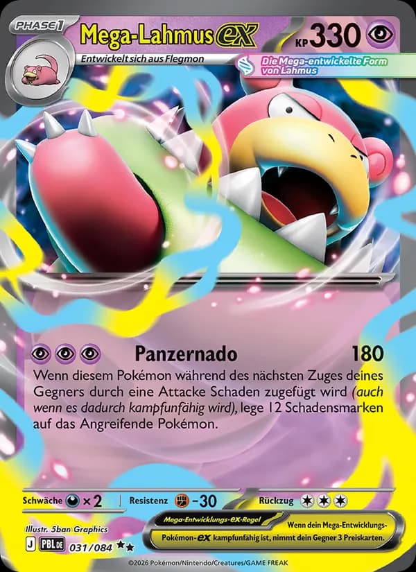 Mega-Lahmus-ex card in German