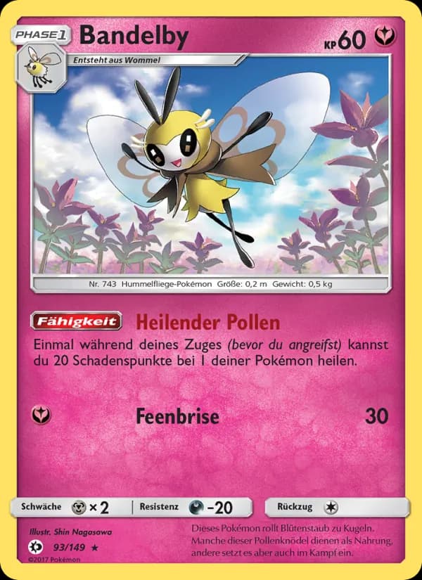 Bandelby card in German