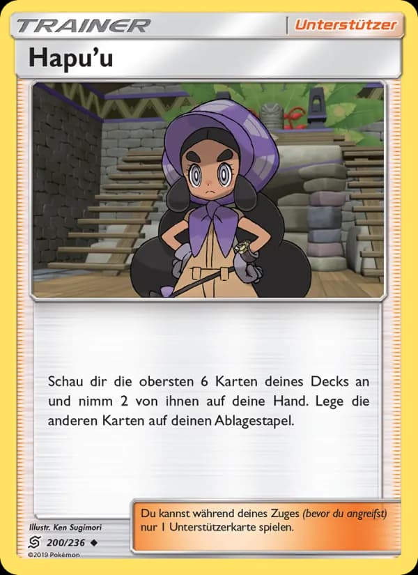 Hapu’u card in German