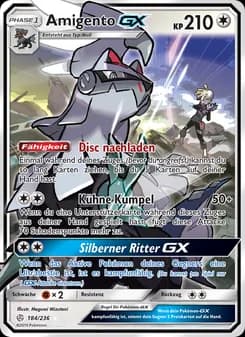 Amigento GX card in German