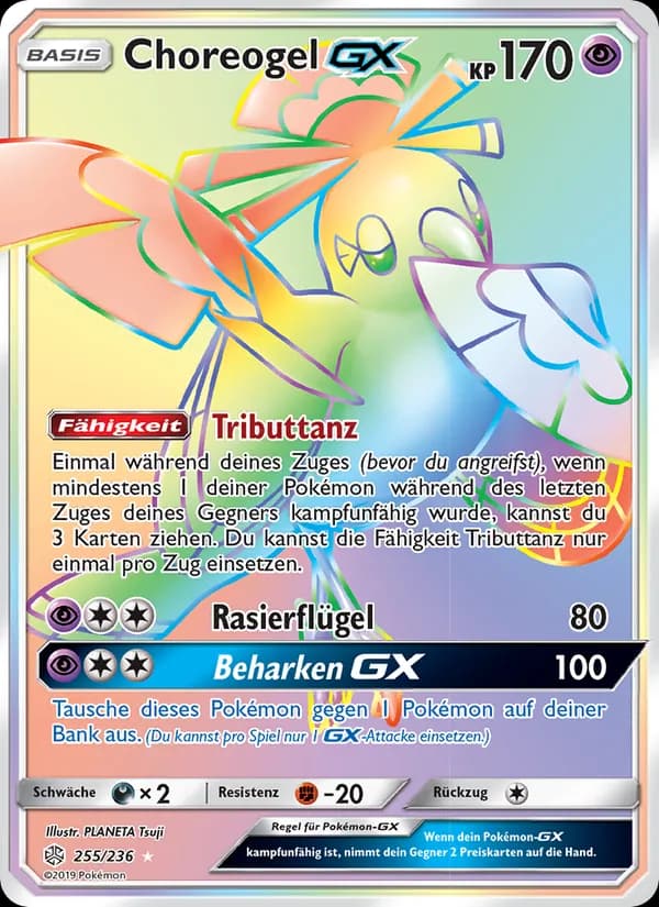 Choreogel GX card in German