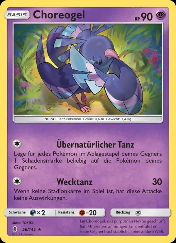 Choreogel card in German