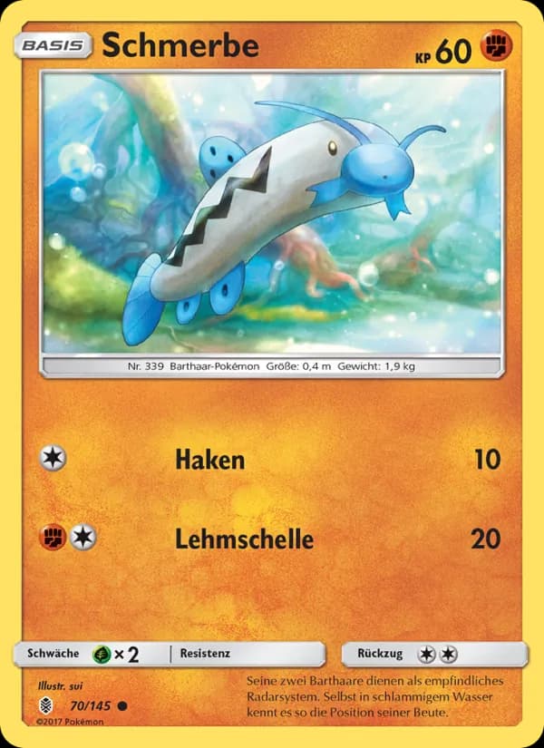 Schmerbe card in German