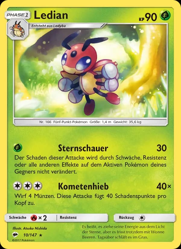 Ledian card in German