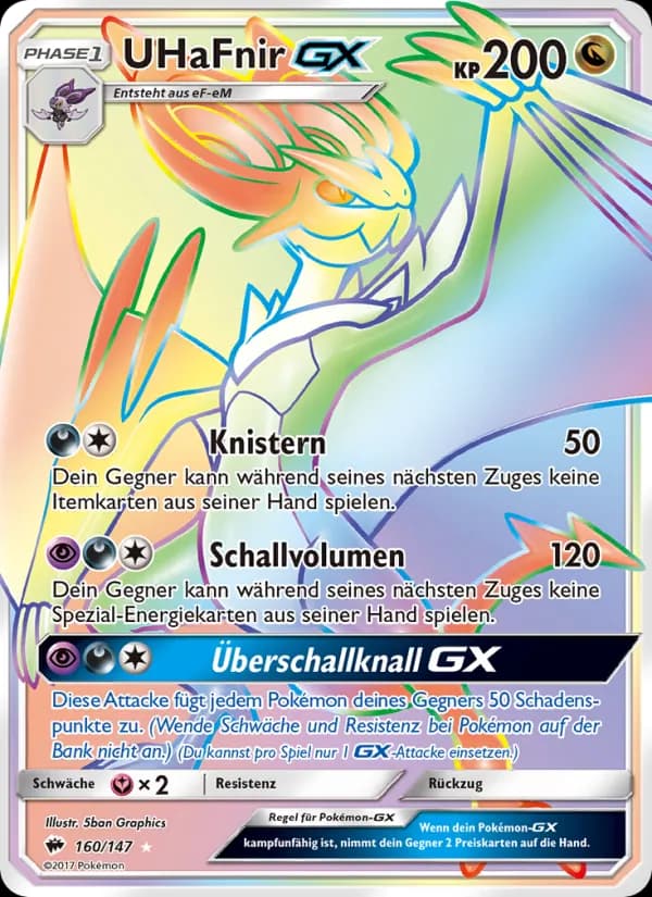UHaFnir GX card in German