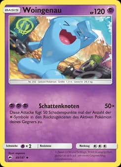 Woingenau card in German