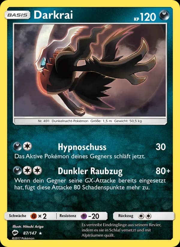 Darkrai card in German