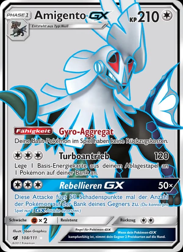 Amigento GX card in German