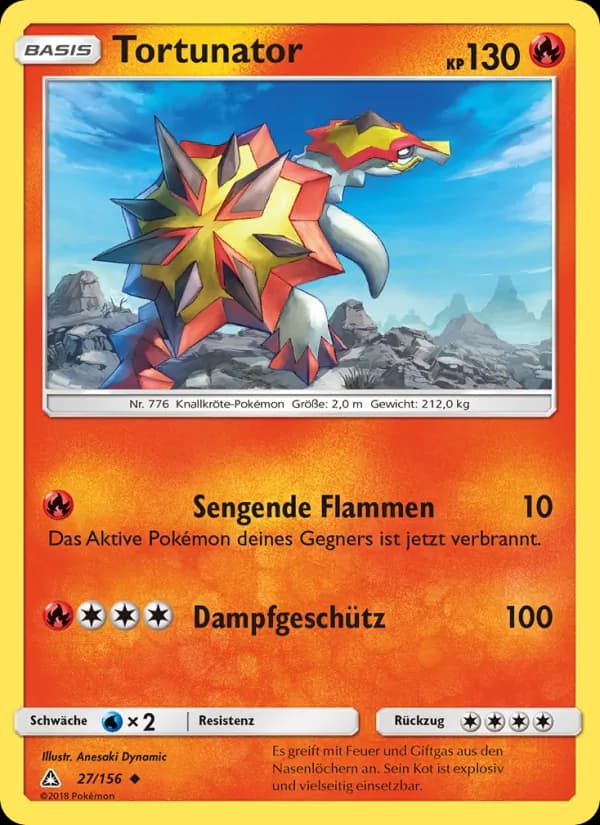 Tortunator card in German