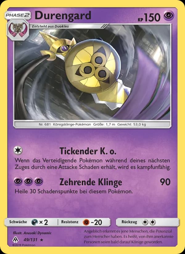 Durengard card in German