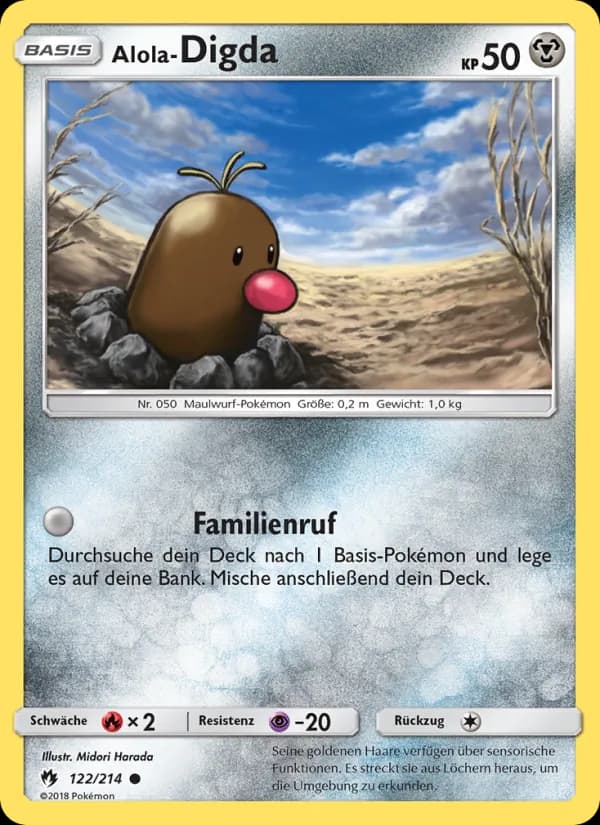 Alola-Digda card in German